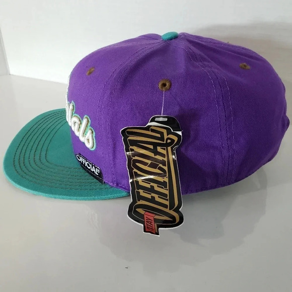 NWT,The  Officials Daddy Kane,Purple/Green Flat Bill Mens Ball Cap. - Picture 3 of 8